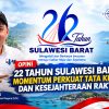 22 Tahun Sulawesi Barat, Momentum Memperkuat Tata Kelola dan Kesejahteraan Rakyat