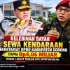KELEBIHAN BAYAR SEWA KENDARAAN SEKRETARIAT DPRD KABUPATEN SORONG CAPAI Rp4,06 MILIAR, TINDAK LANJUT TEMUAN BPK DIPERTANYAKAN