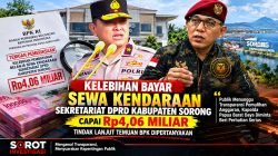 KELEBIHAN BAYAR SEWA KENDARAAN SEKRETARIAT DPRD KABUPATEN SORONG CAPAI Rp4,06 MILIAR, TINDAK LANJUT TEMUAN BPK DIPERTANYAKAN
