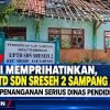 Kondisi Memprihatinkan, Atap UPTD SDN Sreseh 2 Sampang Ambruk dan Butuh Penanganan Serius