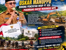 DARI KOTABUNAN KE JAKARTA: OSKAR MANOPPO DORONG PENCIUTAN WIUP PT ASA, PENAMBANG RAKYAT MENUNGGU WPR